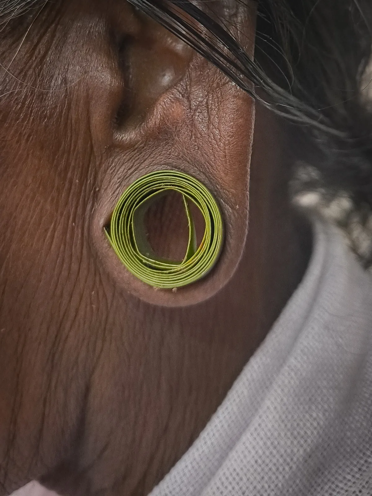Traditional Adivasi jewellery from a Wayanad tribal community