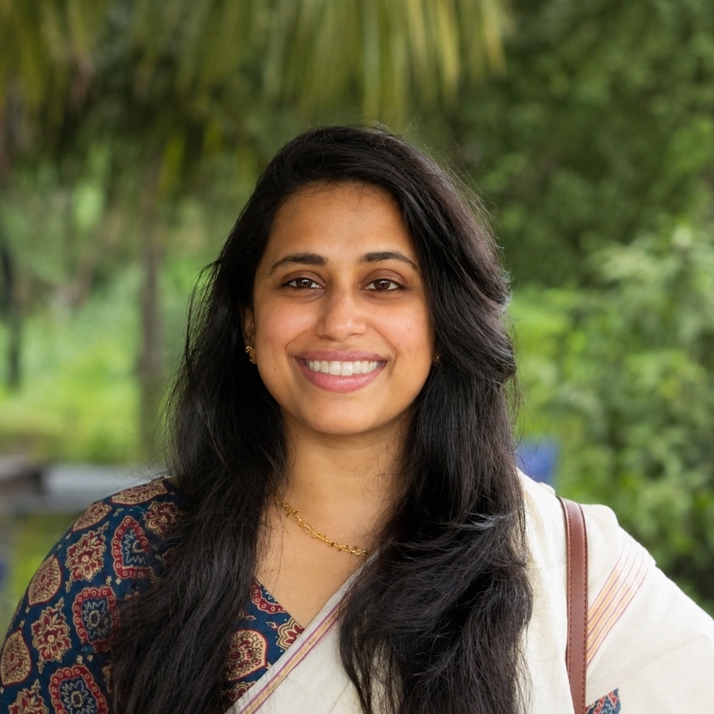 Portrait of Dr. Rose Antony, Director and co-founder of Thrya Health and Research Foundation
