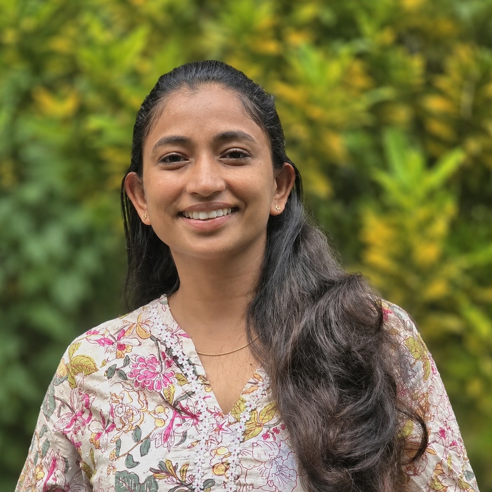 Portrait of Dr. Roshina Sunny, Director and co-founder of Thrya Health and Research Foundation